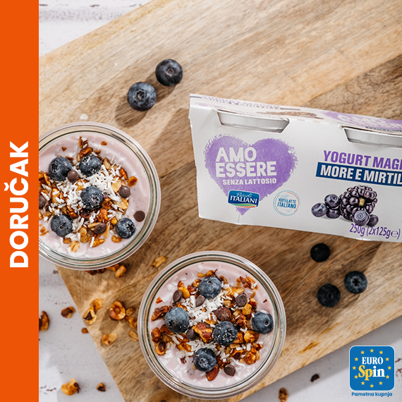 Granola s voćnim jogurtom