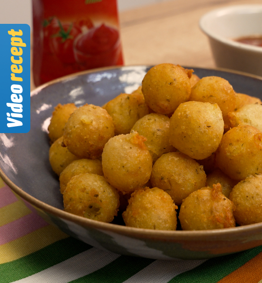 Crispy potato pops
