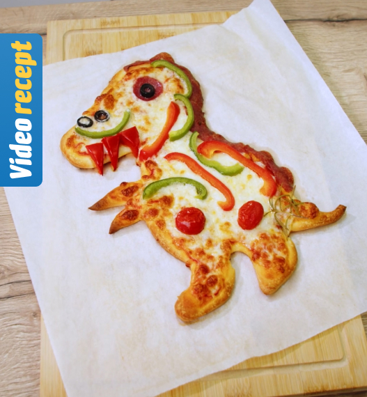 Pizza dinosaur