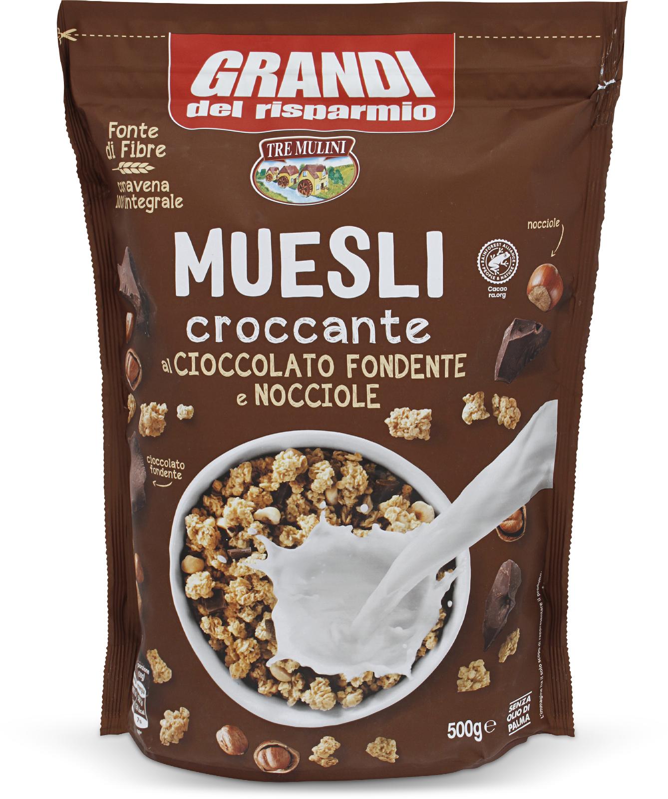 MUESLI ČOKOLADA I LJEŠNJAK