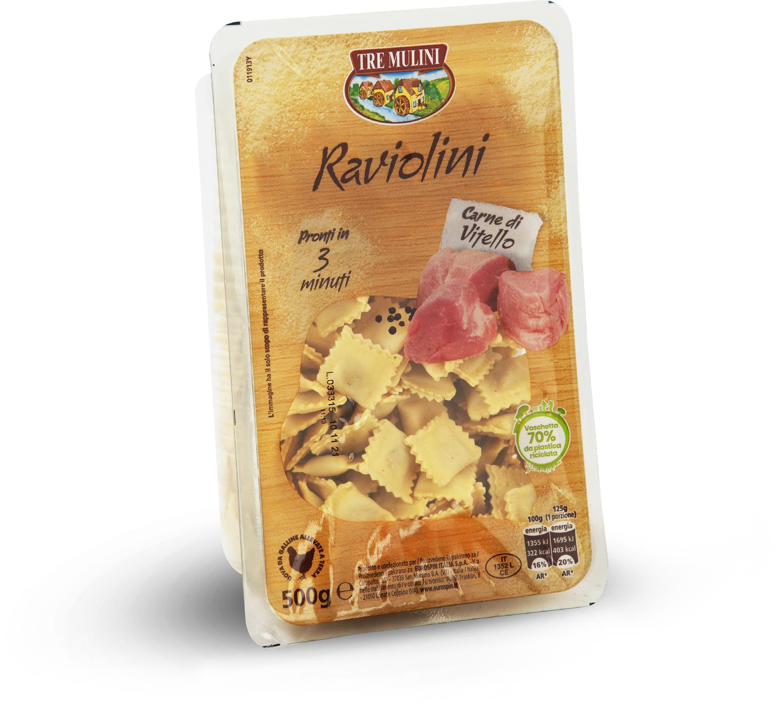 SVJEŽI RAVIOLI S TELETINOM