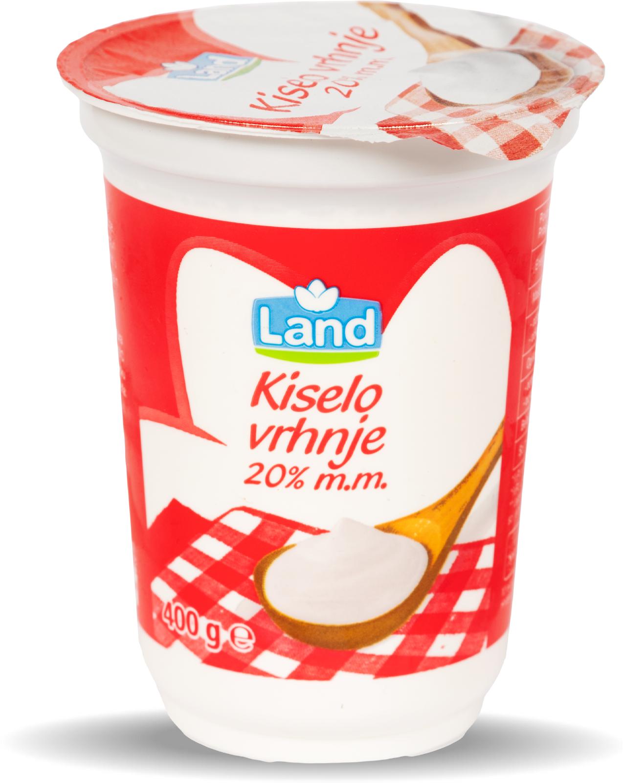 KISELO VRHNJE 
20% M.M.