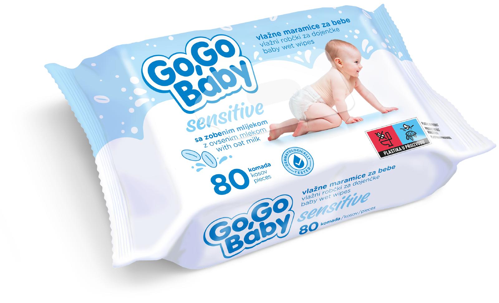 BABY VLAŽNE MARAMICE ZOBENO MLIJEKO
80 KOM