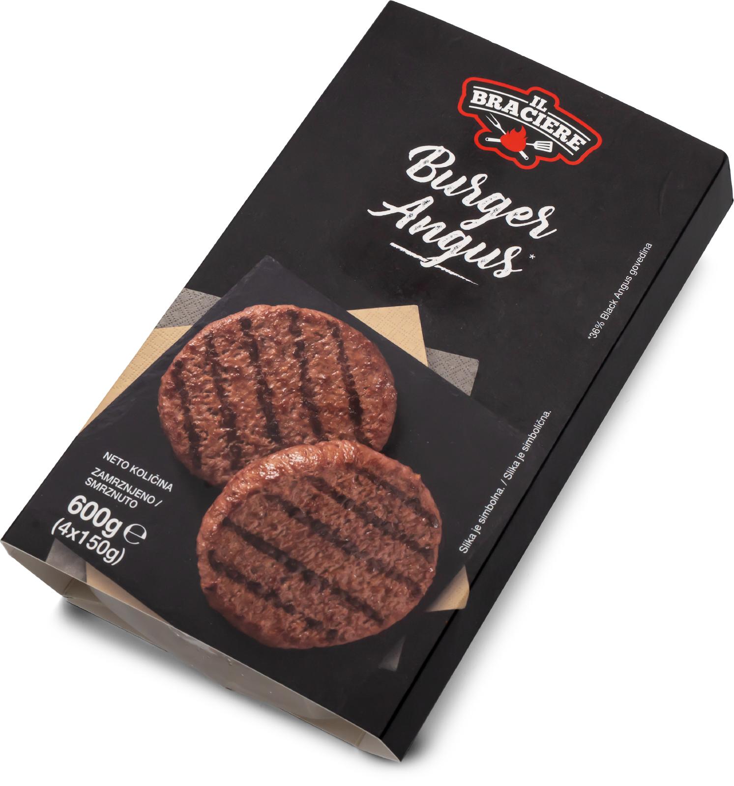BURGER ANGUS 
4 KOM